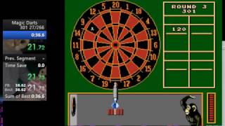 Magic Darts NES WR (301 Category) 33 secs