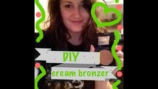 DIY cream bronzer