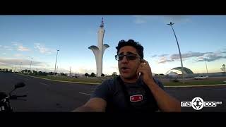 Rumo a torre digital de Brasília com Dji Spark e GoPro Hero3+ com uma linda paisagem