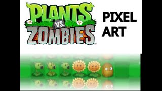 pvz fangame pixel art gameplay