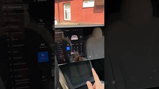 Фишка с экраном, которая есть только в TESLA X #shorts #tesla