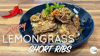 SPICY 🌶️ LEMONGRASS Short Ribs with Sweet Yam 🍠 Noodles 🍝 YUMMY Combination of flavors. #easyrecipes