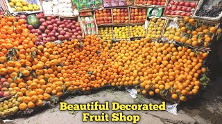 Fresh Winter Fruits shop street food Multan Pakistan