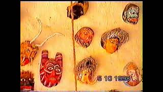 masques, dances, mud walls ethnic ceramic סרט מקסים מהטיול להודו-מוזיאון אתני