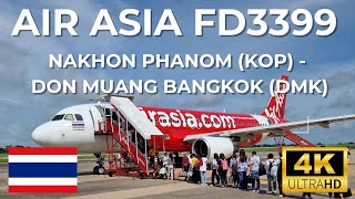 Air Asia FD3399 - Nakhon Phanom (KOP) to Don Muang Bangkok (DMK)