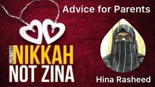 Promote Nikkah | پروموٹ نکاح | विवाह को बढ़ावा दें | Hina Rasheed