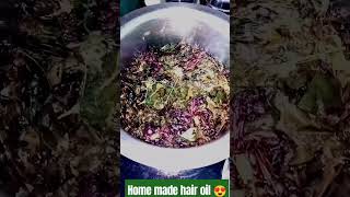 Homemade hair oil 🌿🌹#dailyvlog#hairoil#homemade#strong#thickhair#organic#style#haircare#ingredients