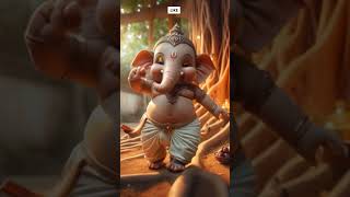 Cute Ganpati Bappa Status #ganpati #ganesh #ganpatibappa #trending #viralvideo #shorts #bappa #cute