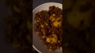 Home made keema aloo