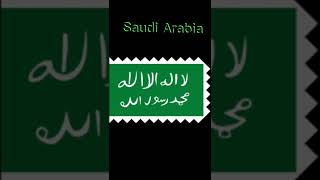 Saudi Arabia's historical flags #geography #shorts #saudiarabia