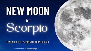 New Moon in Scorpio opposite Uranus - Break out and break through