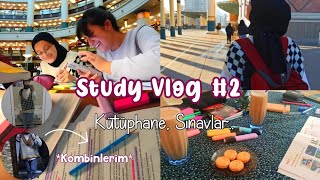 Study Vlog #2 📚☕ | Kütüphane🏛️ | Nisaa and Coffee