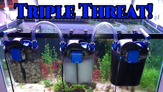 MAXIMUM FILTRATION! | 3 Canister Filters in Series | Does It Work?