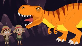 We're Going on a T-rex Dinosaur Hunt - Preschool Songs & Nursery Rhymes for Circle Time