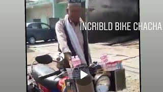 Incridible bike of chacha-India first ATM machine bike with sensor sound system