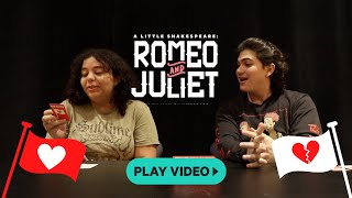 The Cast of A LITTLE SHAKESPEARE: ROMEO AND JULIET play Red Flags | Part Two | Two River Theater