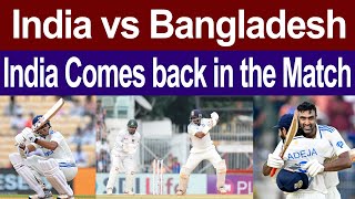 India vs Bangladesh | Ashwin's 102* Jadeja's 86* Jaiswal 56 | India 144/6 To 339/6 | Babar's Hundred