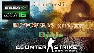 ESEA Invite Season 16 - iBP vs CompLexity -  Championship - Highlights (2 Maps)