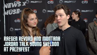 Raegen Revord and Montana Jordan Talk Young Sheldon at PaleyFest