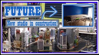 Channel Update!!! Moving out! NEW stop motion studio in construction! TKR007