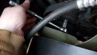 2006 Dodge Dakota 3.7l tensioner pulley removal and install