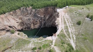 Хакасия. Туимский провал. Прыжок в бездну.