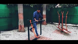 Morning exercise machine🏋 | gym exercise park | #badsaNagar station | #lucknow | #exercise| #gym