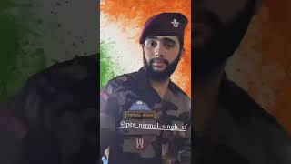 Paratrooper Nirmal Singh ♥️♥️ paratrooper chatarpal Singh #song #love para commando nsg commando spg