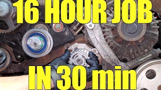 Audi Timing Belt Chain full Time-lapse