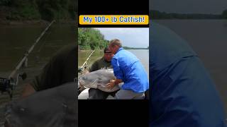 My GIANT 100+ Lb CATFISH From The Missouri River!