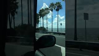 8-25-22 Taking the Courtney Campbell Causeway on my way to the airport