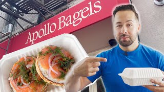 Is THIS the BEST Bagel in NYC? // Apollo Bagels Smoked Salmon Bagel Sandwich East Village, Manhattan