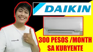 My new  Split Type Aircon + Daikin Smart D Series Review + Price and Electric Consumption(Tagalog)