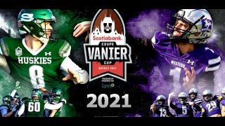 56th Vanier Cup - Western Mustangs vs Saskatchewan Huskies - December 4th, 2021