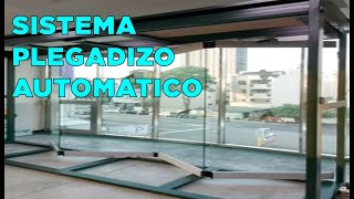 SISTEMA PLEGADIZO AUTOMATICO para puertas de vidrio