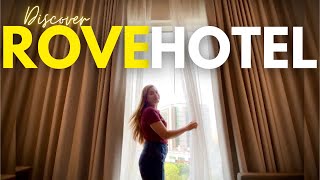 ROVE HOTEL EXPERIENCE and QUICK TOUR| #Rovehotel #Dubaihotelvlog #Hotelvlog