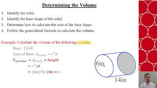 Math 122 Ch 13.3 - Volume