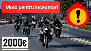 Motociclete pana in 2000 euro pentru incepatori