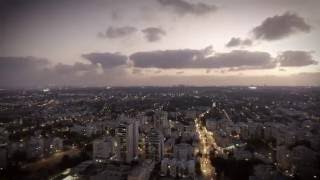 DJI Phantom 4, Israel Hod Hasharon, 4k.