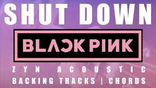 SHUT DOWN - BLACKPINK | Acoustic Karaoke | Chords