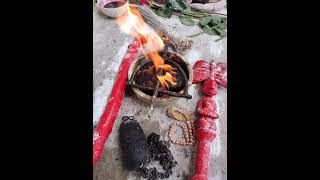 Vodun High Priest Minister Richmond invokes Spirit of Fire with Sango, Atia Nframa, and Otura Gasa