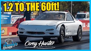 Fastest 60ft EVER for the RX7, but then…..