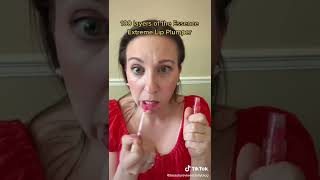 100 Layers Challenge TikTok - Lip Plumping Gloss 100 Layers Challenge | Lip Plumper