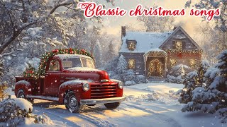 Classic Christmas Songs🎁 Top 100 Christmas Songs of All Time🎁❄️Nat King Cole, Frank Sinatra...