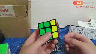 QiYi Sail W 3x3x3 Speed Magic Cube Black Professional 3x3 Cube Puzzle