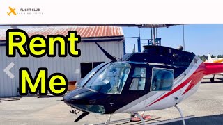 You won’t believe the rental cost per hour for this helicopter