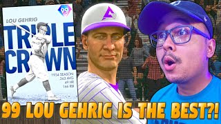 99 LOU GEHRIG IS THE BEST FIRST BASE DIAMOND CARD? MLB The Show 21 DEBUT GAMEPLAY