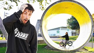 BMX FULL PIPE MISSION... INSANE!!