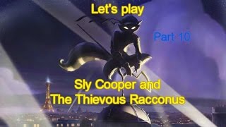 Let's Play Sly Cooper and The Thievous Racconus HD Part 10(End of the Fiendish Five, Clockwerk)