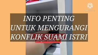 TUTORIAL UNTUK MENGHINDARI KONFLIK RUMAH TANGGA 😎😀😀😀